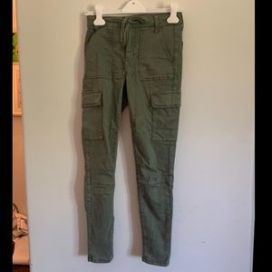 Green jeggings